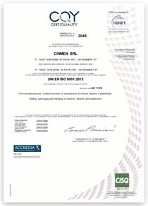 Certificato Iso 9001